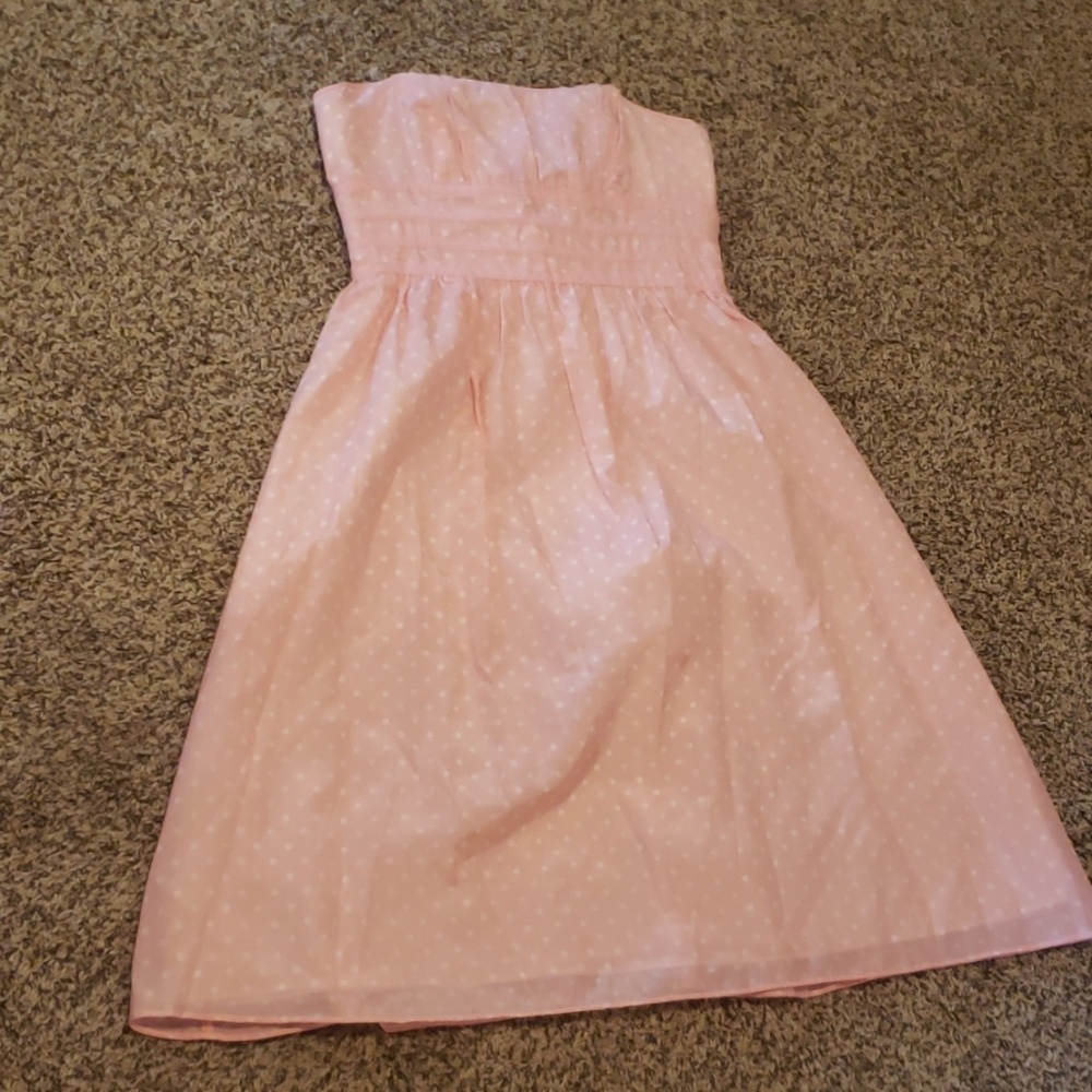 Lilly P pink polka dpt dress
